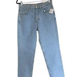 Free People NWT x Care FP A New Day Mid Rise Straight Leg Jean In ISLA Blue Photo 5