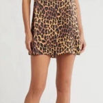 Alice + Olivia Jude Tunic Leopard Short Sleeve Mini Shirtdress Small $395β Photo 0