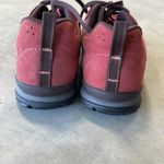 Oboz Bozeman Low Leather Hiking Shoe waterproof Womens Size 7 Camping Outdoor Red Photo 3