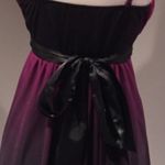 Alyn Paige Ombré wine colored dress Photo 2