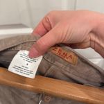 Vintage Y2K corduroy trumpet bell shape midi skirt Tan Size 8 Photo 2