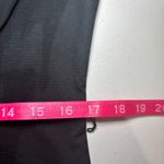 Ann Taylor Shirt Dress Black 10 Pockets Cotton Spandex Tab Sleeves Button Down Photo 7