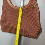 The Sak brown woven hobo shoulder bag tote purse EUC Photo 6