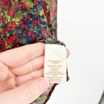 Free People  FP Womens Sheer Floral Printed Long Sleeve‎ Button Down Shirt Size S Photo 6