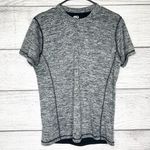 90 Degrees by Reflex Gray & Black Active Workout T-Shirt Women’s Size Small Photo 0