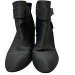 Unisa  Unrisha Black Zip Up Buckle 3 inch Heel Booties Womens 7 M Photo 4