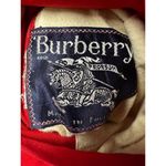 Burberry Vintage Reversible Blue Label Womens Coat Red Cotton/White Wool sz L/XL Photo 6