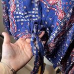Wrangler  Navy and Red Patterned Blouse Photo 3