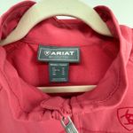 AriatTEK Women's XL Softshell Jacket Pink Coral Equestrian Riding Windproof Photo 2