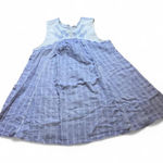 Free People  Light Blue embroidered floral dress‎ cottagecore Photo 0