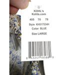 Threads of Luxx Ditsy Floral Shorts Womens L Pull On Feminine Prairie Dainty NWT Blue Size L Photo 4