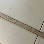 Christopher & Banks Black Genuine Leather Thin Skinny Rose Floral Embellished Buckle Belt Size M Photo 5