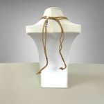 Free People Heatwaves Choker in Top Shell NWT Shells Leather Suede Bohemian Photo 7