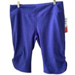 Zella 🆕🪻  Nordstrom Live-In Slim Fit Knee Shorts/Capris, Black & Purple NWT, XL Photo 0