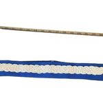 Handmade Blue canvas fabric pearl bridal belt Photo 14