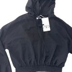 ZARA Satin Crop Hoodie Photo 1