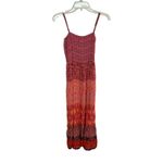 Love Sam  Maxi Dress Size M Boho Smock Top Multicolor Bali Summer Lined Flowy‎ Photo 3