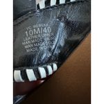 Vince Camuto  Sandals Rebeka Black/White Leather Tassel Slingback Women’s 10M EUC Photo 5