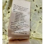 Scotch & Soda Wrap Top Women's XS Yellow Cotton Peplum V-Neck Puff Sleeve Eyelet Photo 6