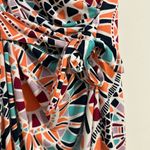 Diane Von Furstenberg  silk vintage print mandala wrap dress Italy RARE Y2K Photo 3