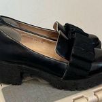 Batso Loafers black with heel and bow size 220 (5.5) rare Photo 0