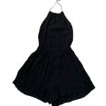 ASTR The Label Black Open Back Lined Romper Women Size Medium | 31 Photo 2