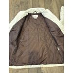 Chadwick's Quilted Jacket White Stand Collar Buckle Pocket Womens Size S Photo 7