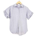 Adam Lippes  Short Sleeve Button Down Shirt Sz 4 Photo 0