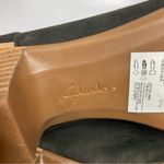 Clarks Valerie Shelly heeled sandals black leather open toe women’s size 7.5 Photo 6