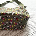 Disney Mickey Mouse Green Lightweight Nylon All Over Print Shoulder Bag & Pouch Photo 9
