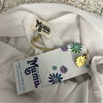 Show Me Your Mumu NWT  Caitlin Ruffle Romper White Short Women’s Size Medium Photo 4