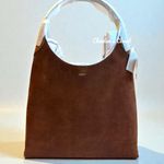 Coach  Large Suede Brooklyn 39 Shoulder Bag Warm Brown Photo 5