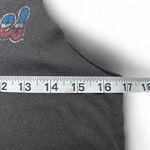 The Rolling Stones  American Flag Sleeveless Cropped Tank Top Gray Small Photo 3