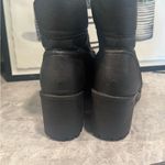 Unionbay Women's Dark Gray & Heather 8.5 Lugg Sole Moto Lace Ankle Boot Photo 6