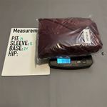 Old Navy Women's Maroon Velvet Blazer S Single-Breasted Satin Bow Formal Photo 7