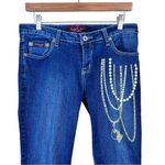 Baby Phat Y2K Embellished Bow Pocket Jeans Photo 2