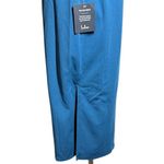 Lulus Passionate Aura Teal Blue Textured Strapless Bustier Midi Dress Sz M NEW Size M Photo 4