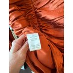 Ronny Kobo Carissa Floral Jacquard Silk Mini Dress Rust Womens Size Small Orange Photo 6