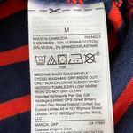 Gap  Midi Jersey Stretch Dress Navy Red Striped Knit Shift Boatneck, Size M Photo 6