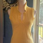 ZARA Yellow Knit Dress size M with Open Back. NWT Photo 4