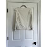 J.Crew Eyelet Ivory Sweatshirt, size Medium Photo 2