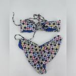 Maaji Happy Asteracea Halfmoon Strapless Bandeau Bikini Top size medium Photo 4