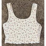 Lot Of 2 Sleeveless Crop Tops ~ Size Medium, Ivory & Green Photo 1