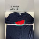 J.Crew Factory Watermelon Teddie sweater in navy blue cotton with sequin details Pink Size L Photo 5