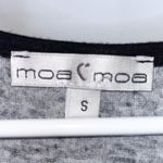 Moa Moa  Gray Black Crew Neck Raglan Shirt Small Aztec Front Pocket Photo 11