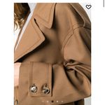 New Marni beige brown wool belted trench coat Size 0 Photo 3