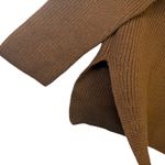 Les Copains Brown Turtleneck Sweater Wool Italy Classic Heavy Old Money Sz 48(L) Size L Photo 8