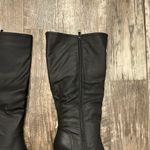 Journee Collection Black Wedge Knee-High Boots Size 8 WC Photo 6