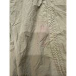 Riley Khaki Green Nylon Maxi Skirt Drawstring Hem Accent Military Style Size M Photo 5