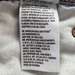 American Eagle  Stovepipe Jeans Womens 16 Short Blue Wide Leg Stretch Medium Wash Photo 14